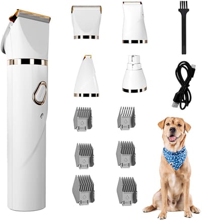Pet Clipper D1: Professionele 4-in-1 trimmerset
