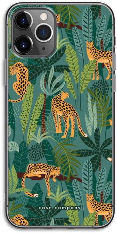 Case Company® - Hoesje geschikt voor iPhone 11 Pro hoesje - Luipaard 2 - Soft Cover Telefoonhoesje - Bescherming aan alle Kanten en Schermrand
