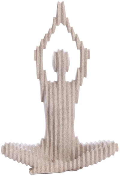 Light & Living Ornament Zenna - Taupe - 28x17x41.5cm - Modern - Kunststof