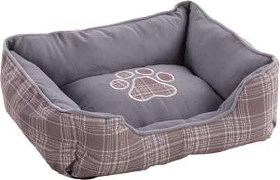 Flamingo Evi - Mand Honden;katten - Mand Evi Rechthoekig Taupe/grijs 50x40x16cm - 1st - 135626 - 1st