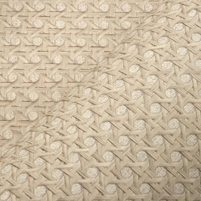 Zelfklevend Rotan Behang in Taupe Bruin voor Meubels en Kastdecoratie