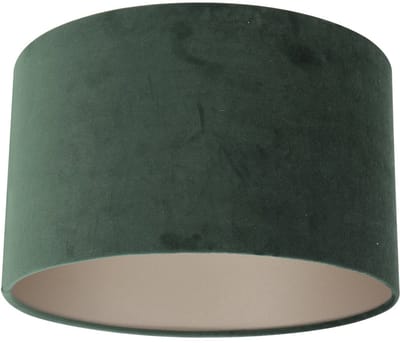 Groene velours lampenkap K7396VS ⌀30cm met E27 support - Modern - Steinhauer Kappen