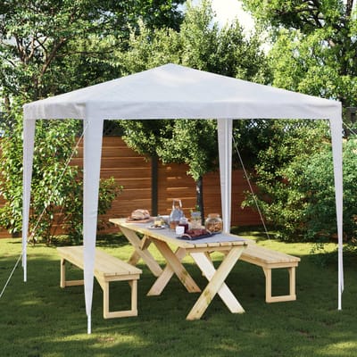 vidaXL - Partytent - 2,5x2,5 - m - wit