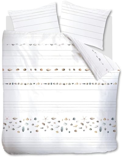 Marjolein Bastin Beach dekbedovertrek - Eenpersoons - 140x200/220 - Naturel
