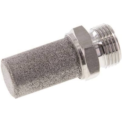 G3/8'' Roestvrijstalen Pneumatische Geluiddemper