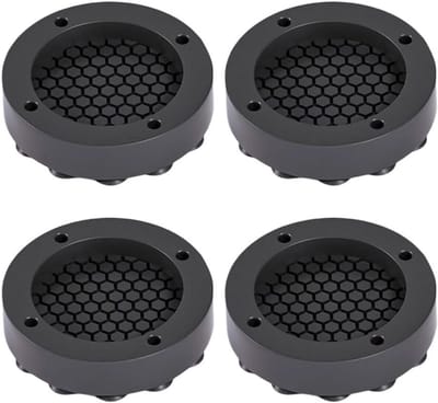Wasmachine Demper - Antislip Voetjes - Trillingen Dempen - Eenvoudige Installatie - Dia 63 mm - Zwart