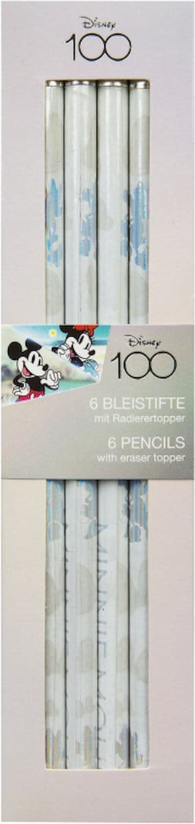 Undercover - Disney 100 Minnie Mouse Potlodenset 6 Stuks - Multicolor