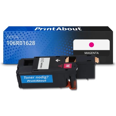 PrintAbout huismerk Toner 106R01628 Magenta Geschikt voor Xerox