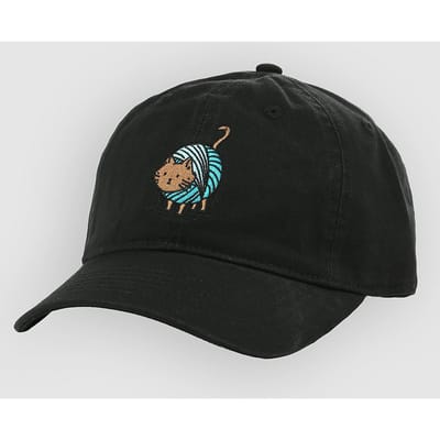 Blue Tomato Yarned Around Dad Kids Cap zwart