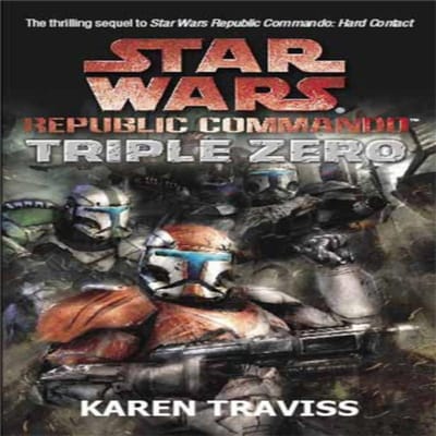 Star Wars Republic Commando Triple Zero door Karen Traviss Paperback Boek 9781841495255