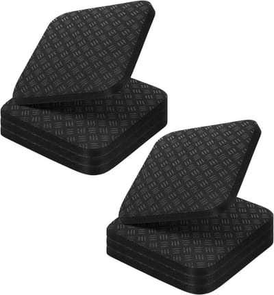 Loopbandmatten - Fitnessmat - Vloer Beschermen - Geluidsreductie - 10x10 cm - Zwart