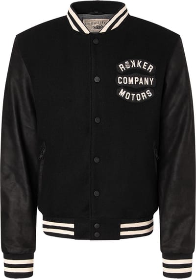 Rokker College Motorfiets Leer/Textieljas -