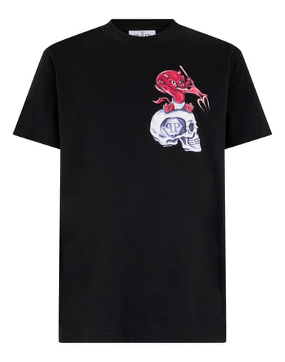 T-Shirt Met Ronde Hals En Korte Mouwen