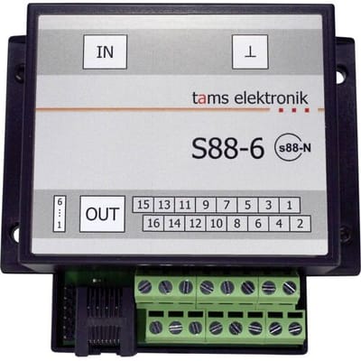 TAMS Elektronik 44-01607-01 S88-6 Terugmelddecoder