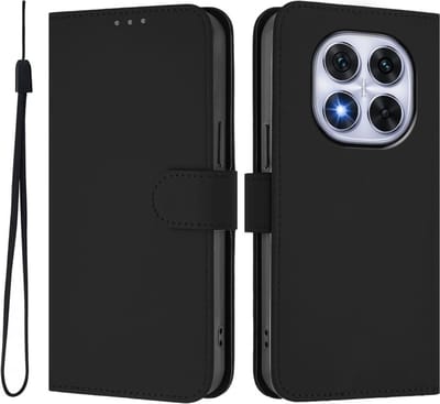 Coverup Hoesje - Geschikt voor Xiaomi Redmi Note 14 Pro 5G / Pro+ / Poco X7 Hoesje - Coverup Book Case - Zwart