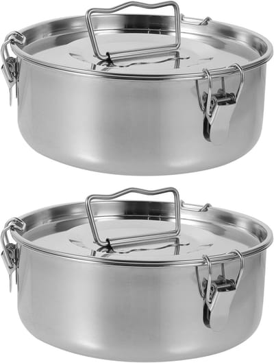 Taartvorm met deksel - Ronde bakvorm - Desserts Bakken - Met handvat - 19 cm - Zilver