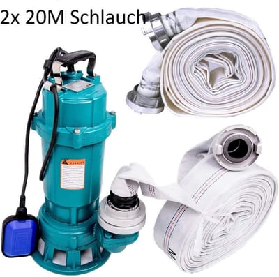 Professionele onderwater afvalwaterpomp met snijsysteem - 1100 Watt - 300 l/min