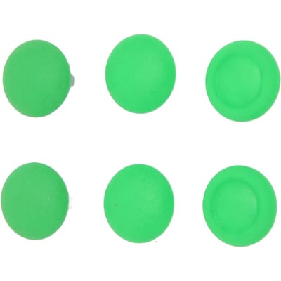 Cache Bouton Joystick 3D 6 en 1 Anti-Dérapant Remplacement Grips de Pouce pour Manette PS5 Elite Vert vert