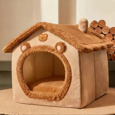 Hondenbed -Kattenbed – katten slaapmand – kattenhuis – kattenhol - Blijf Warm in de Winter - Katten en Honden - Alle Seizoenen - Verwijderbaar en Wasbaar - Grijs - Geschikt Voor Katten of Kleine Honden - Comfort