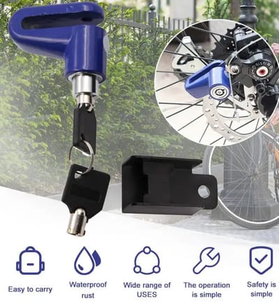 Anti-diefstal Slot Schijfrem Staaldraad Fiets Mountainbike Motorfiets