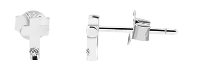 AKZENT Akzent Dames oorbel "Estrella" van 925 Sterlingzilver, gerhodineerd, duurzaam