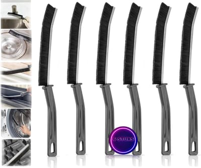 Klikkopers® - 6 Stuks - Schoonmaakborstel - Schrobborstel - Schuurborstel - Spleetreinigingsborstel - Schrobber - Wasborstel - Reinigingsborstel - Handborstel - Spleetborstel