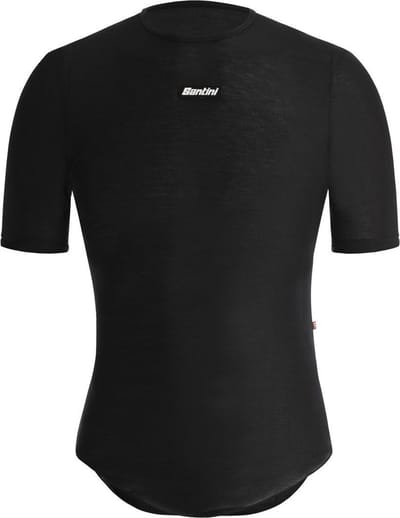 Santini Ondershirt mouwloos Heren Zwart - Primaloft Dry Sleeveless Baselayer - M