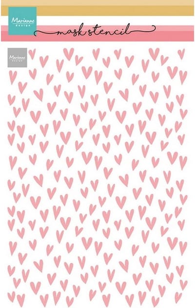 Mask Stencil, Hearts