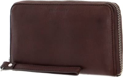 FREDsBRUDER Leren Portemonnee Pep Zip Wallet Taupe Bruine