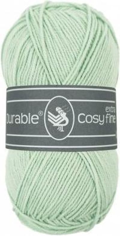 10 x Durable Cosy extra fine mint - groen (2137) - acryl en katoen garen - 50 grams - pendikte 3 a 3,5mm