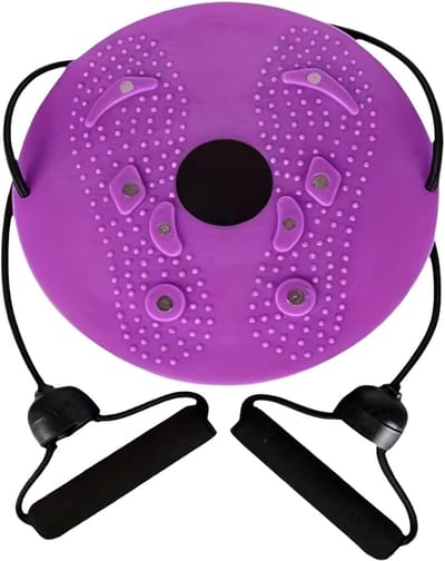 Taillebeeldhouwer - Twist board - Balans training - Verstelbare armbanden - 25 cm - Enkele Attribuut