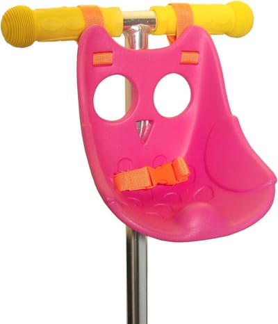 Uil Scooter Zitje voor Poppen – Leuke Accessoires voor Kinderscooters en Fietsen – Ideaal voor Peuters en Kleuters – Voor Buiten Speelplezier