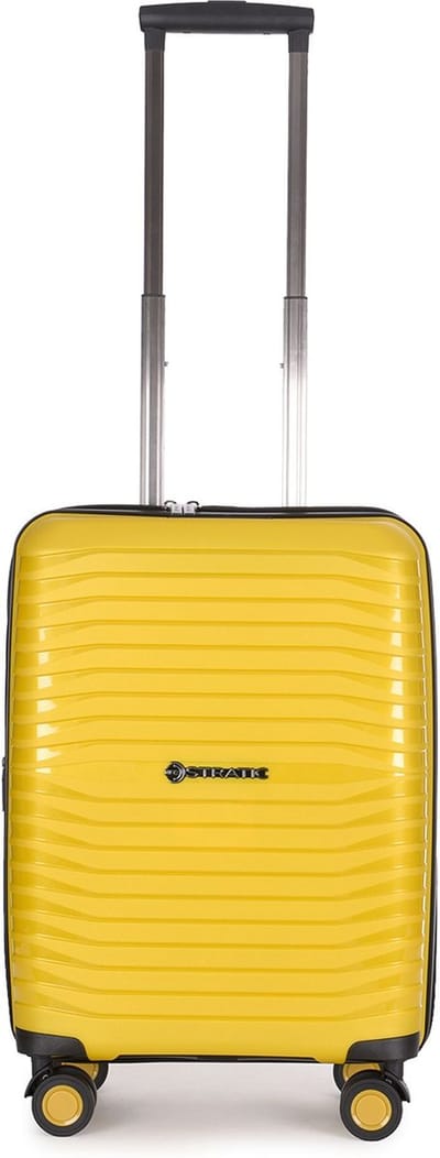 Stratic Bright - handbagage koffer - 55x39x20 cm - 2,9 kg - 37/42 L - spinner wielen - geel
