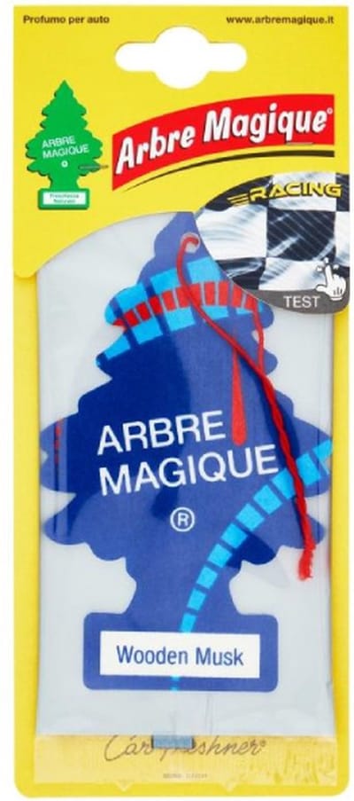 Arbre Magique Geurboom luchtverfrisser voor in de auto Wooden Musk – Car Parfum – Geurboompje – Geurbooster – Wonderboom – Geurverfrisser – Nieuwe Auto – Autogeur – Autoparfum – Geurblad