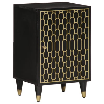 vidaXL - Badkamerkast - 38x33x58 - cm - massief - mangohout