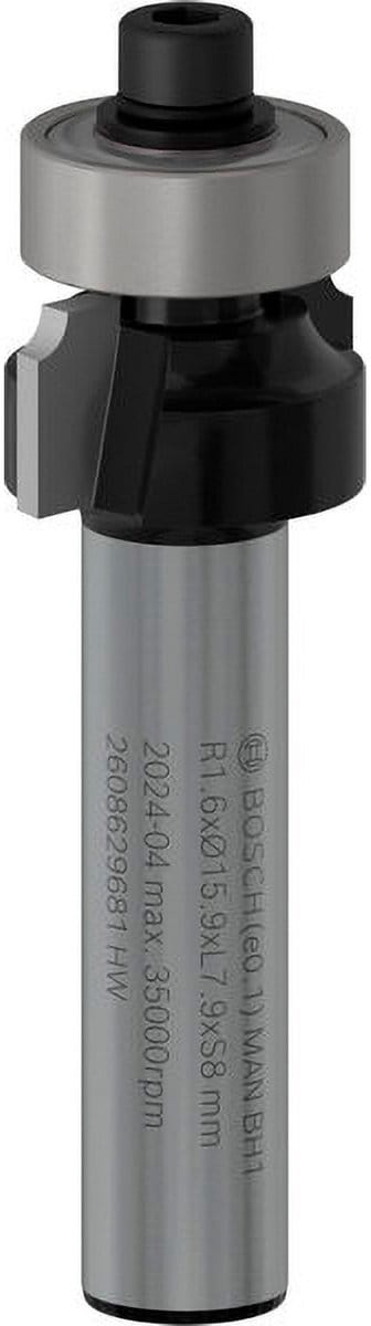 Bosch Accessories 2608629681 Afrondfrees Hardmetaal Lengte 51 mm Afmeting, Ø 15.900 mm Werklengte 7.900 mm Schachtdiameter 8 mm