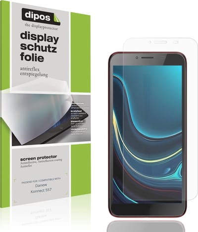 dipos – 4x Matte Beschermfolie geschikt voor Danew Konnect 557 | Krasbestendige & antireflecterende Screenprotector Ultra-Thin