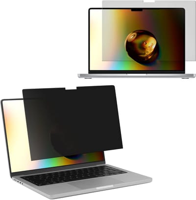 kwmobile Privacyfilter voor Apple Macbook Pro 16.2 2024 M4 A3403 / A3186 Folie – Privacy Screen – Laptop Schermfilter – Laptopbescherming