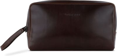 bugatti Toilettas Romano Toiletry Bag Brown Donkerbruin
