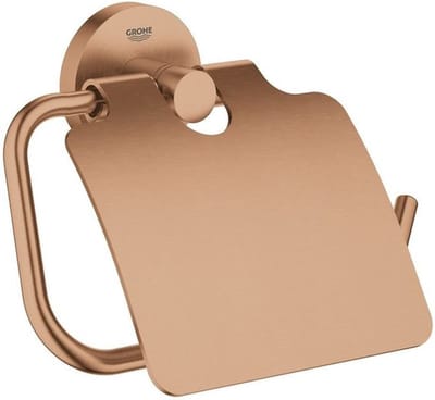 Grohe Toiletrolhouder Essentials New - Metaal - Met Klep - Warm Sunset (mat Brons)
