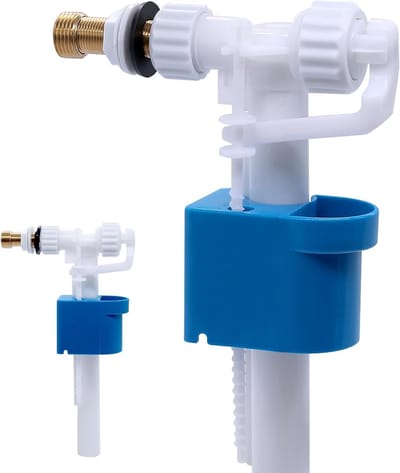 Verstelbare waterhoeveelheid en geluidsloze spoelonderdelen van messing voor G3/8" en G1/2" aansluitingen - waterbesparend en duurzaam