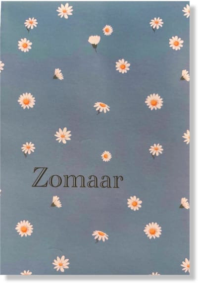 Zomaar Wenskaart - Bloemenkaart / Madeliefjes - 12x17cm - Gevouwen kaart inclusief envelop