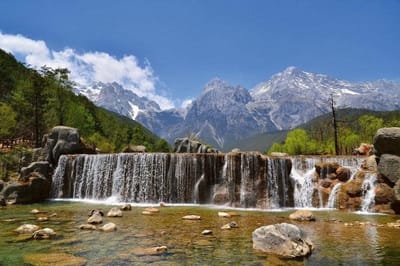 Fotobehang - Alps 375x250cm - Vliesbehang