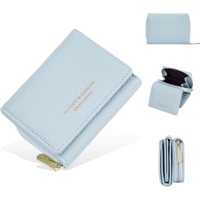 Mini Petits Portefeuilles Courts pour Femmes Haute Qualité Poche à Monnaie Luxe Portefeuilles Féminins Porte-Cartes Porte-Billets Mignon Portefeuille pour Filles white