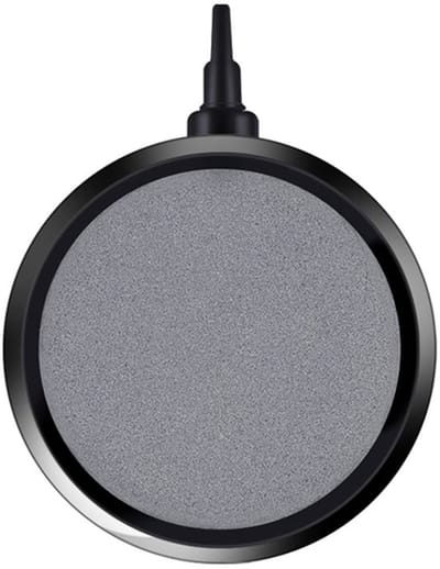 Allecto - Aquarium Bubble Disk - Luchtdiffuser - 10.7Cm - Zwart