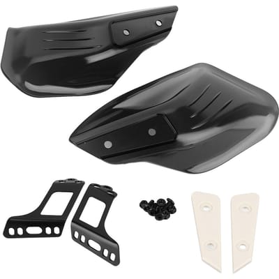 Motorfiets Handbeschermers Stuur Beschermer Beschermende Hand Shell Bescherming (Zwart) black