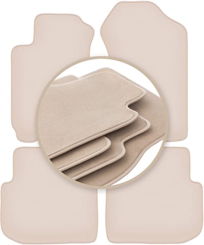PREMIUM beige vloermatten voor: Subaru Forester I crossover 1997-2002