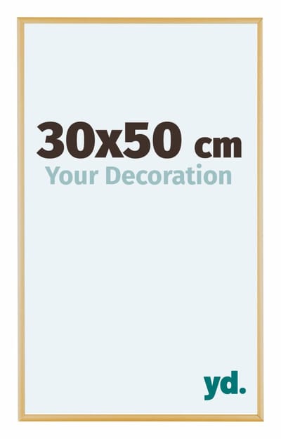 Your Decoration - Fotolijst 30x50 cm - Aluminium - Goud Vintage - Kent