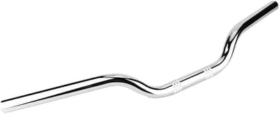 25mm/1.0" Drag Bar Handvat voor Motorfiets - Universele Stalen Stuur voor XL 883 en 1200, Zwart en Gepolijst, Perfect voor Custom Bikes