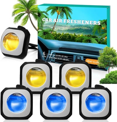 Auto Luchtverfrisser – 6 Stuks Deodorisator Clip voor een Frisse Geur in uw Auto